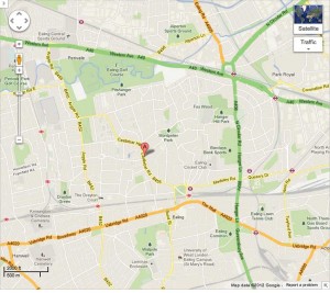 picture of Google map to BI
