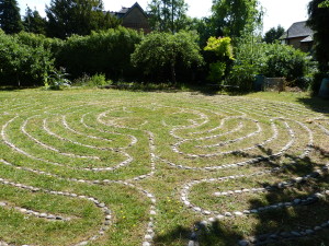 labyrinth in the garden at London Spring
